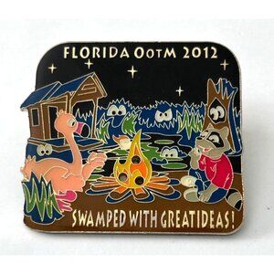 Odyssey of the Mind Florida 2012 Swamp Omer camp fire Lapel Pin